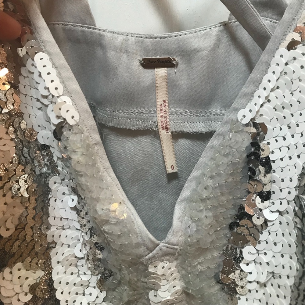 Free People butterfly sequin dress NWT - Picture 3 of 7